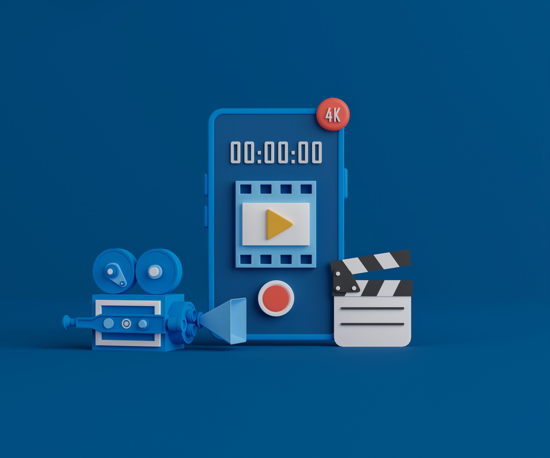 3d rendering video application on smartphone.